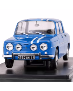 Macheta Renault R8 Gordini 1966 Albastru Scara 1:24 - Cu Vitrina - Magazine Models - Resigilat