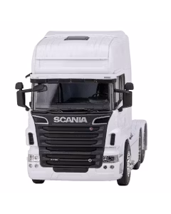 Macheta Scania R730 V8 6x4 2016 Alb 1:32 - Welly
