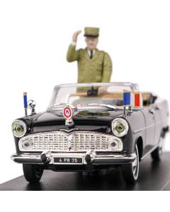 Macheta limuzina Simca Chambord V-8 AB-P 1960 President Charles de Gaulle negru 1:43