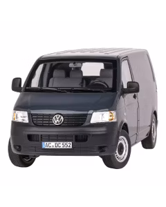 Macheta Volkswagen Transporter T5 2003 gri inchis 1:18 Norev