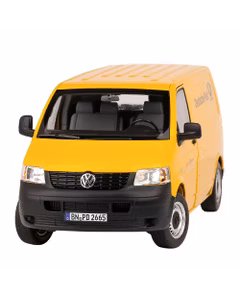 Macheta Auto Volkswagen Transporter T5 Deutsche Post 2003 Galben 1:18 Norev