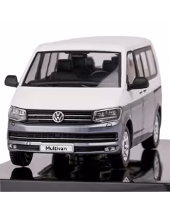 Macheta VW T6 Multivan 2017 Alb-Gri 1:43 - IXO