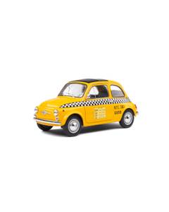 Macheta auto Fiat 500 Taxi New York 1965, scara 1:18, galben, Solido