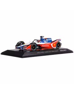 Mahindra Racing J. D'Ambrosio Formula E Season 5 2018, macheta auto, scara 1:18, portocaliu cu alb , Minichamps