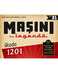 Masini de Legenda Nr.31 - Skoda 1201 Bej - Macheta Auto 1:43 DeAgostini