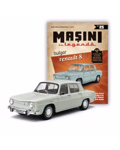 Masini de Legenda Nr.25 - Renault 8 Bulgar gri - Macheta Auto 1:43 DeAgostini