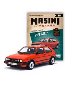 Masini de Legenda Nr.26 - Volkswagen Golf GTI Mk2 rosu - Macheta Auto 1:43 DeAgostini