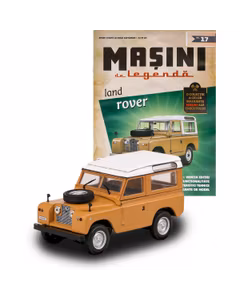 Masini de Legenda Relansare Nr.17 - Land Rover Bej cu Alb - Macheta Auto 1:43 DeAgostini