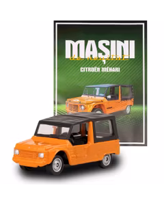 Nr.23 - Citroen Mehari portocaliu - Masini de neuitat - 1:60