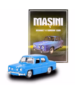 Nr.28 - Renault 8 Gordini 1300 albastru - Masini de neuitat - 1:60