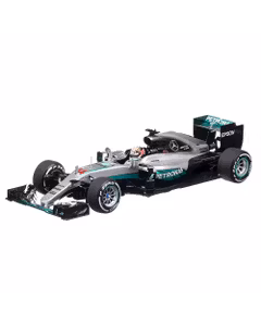 Mercedes AMG W07 hybrid, #44, AMG Petronas F1, L.Hamilton, 2016, macheta auto, scara 1:18, argintiu, Minichamps