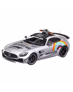 Mercedes-Benz AMG GT-R C190 Safety car F1  2020, macheta auto, scara 1:18, gri, Minichamps