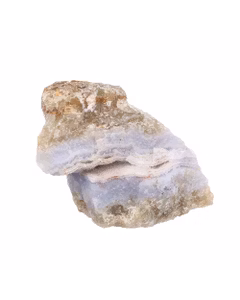 Mineralele pamantului nr.81 - Calcedonie albastra
