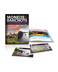 Nr.1 - Monede si Bancnote Autentice - 1000 lei Romania - 1 Penny si 10 Pence Irlanda