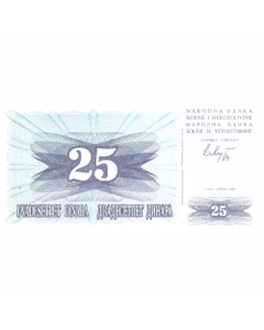 Monede si Bancnote de pe Glob Nr.126 - 25 dinari