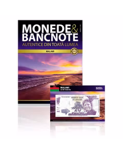 Nr.12 - Monede si Bancnote Autentice - 20 de gwatcha Malawi