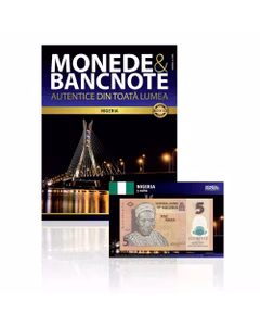 Nr.18 - Monede si Bancnote Autentice - 5 naira Nigeria