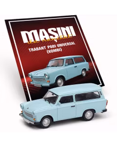 Nr.22 - Trabant P601 Universal Kombi albastru deschis - Masini de neuitat - 1:60