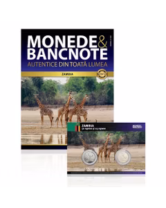 Nr.25 - Monede si Bancnote Autentice - 50 ngwee si 25 ngwee Zambia
