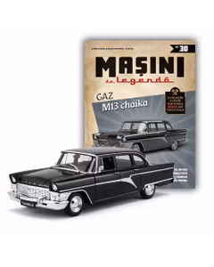 Masini de Legenda Nr.30 - Gaz M13 Chaika Negru - Macheta Auto 1:43 DeAgostini