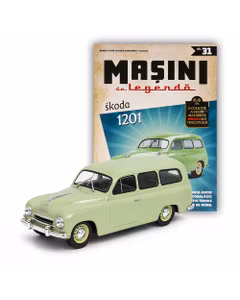 Masini de Legenda Nr.31 - Skoda 1201 verde deschis - Macheta Auto 1:43 DeAgostini