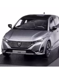 Peugeot 308 GT 2021, macheta auto, scara 1:43, gri, Norev
