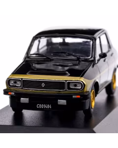 Macheta auto Renault R12 Alpine 1978 negru 1:43 Magazine Models