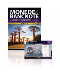 Nr.16 - Monede si Bancnote Autentice - 100 Ariary - Madacascar