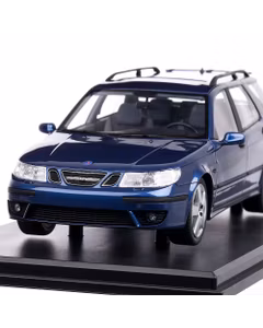 Saab 9-5 Sportcombi Aero 2005, macheta auto, scara 1:18, albastru, DNA Collectibles