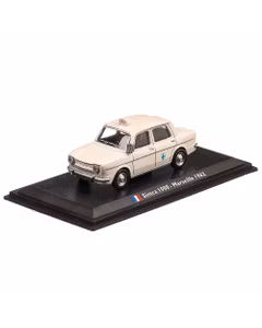 Simca 1000 Marseille Taxi 1962, macheta Taxi scara 1:43, alb, Atlas