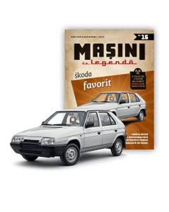 Masini de Legenda Nr.16 - Skoda Favorit Gri - Macheta Auto 1:43 - DeAgostini
