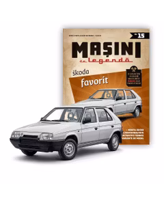 Masini de Legenda Relansare Nr.15 - Skoda Favorit Gri - Macheta Auto 1:43 DeAgostini