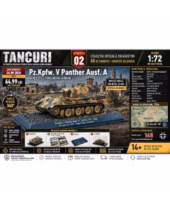 Nr.2 - Pz.Kpfw. V Panther Ausf. A - Tancuri si Vehicule Militare Istorice - 1:72 DeAgostini