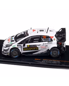 Toyota Yaris WRC#10 Raliul Suediei 2020, macheta auto, scara 1:43, alb cu negru, IXO - Resigilat