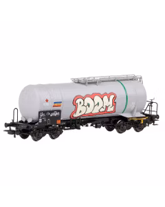 Vagon Cisterna CFR Marfa Zas cu Graffiti Handmade Epoca VI 1:87 AF22005 Amintiri Feroviare