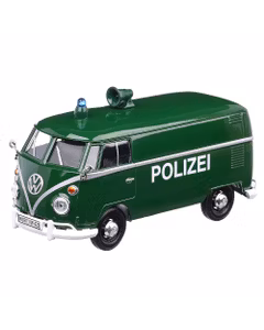 Macheta Volkswagen T1 Box Wagon Polizei 1963 - 1:24 Motormax