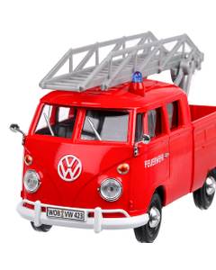 Macheta Volkswagen T1 Pick-up Pompieri 1950 - 1:24 Motormax