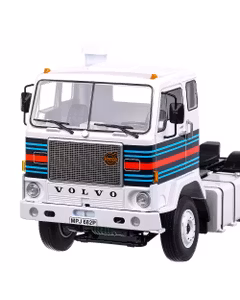 Volvo F88 Martini Team 1975, macheta cap tractor, scara 1:18, alb, Road Kings