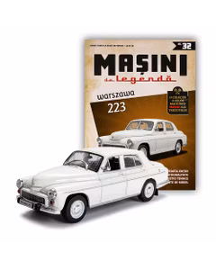 Masini de Legenda Nr.32 - Warszawa 223 alb - Macheta Auto 1:43 DeAgostini