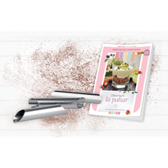 Prăjituri din toată lumea Nr.15 – Deserturi la pahar + Set de 3 forme pentru rulouri