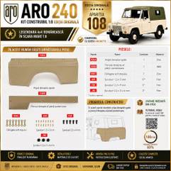 ARO 240 Nr.108 Eaglemoss aripa dreapta-spate compatibil Hachette 1:8