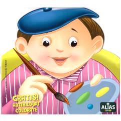 Lipeste si coloreaza - Meserii - Artistul