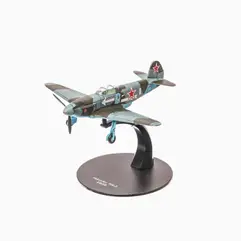 Yakovlev YAK-3 URSS 1940, camuflaj gri cu verde, macheta avion scara 1:72, Magazine models