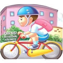 Lipeste si coloreaza - Vehicule - Bicicleta