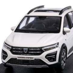 Dacia Sandero Stepway 2021, macheta auto, scara 1:43, alb, Norev
