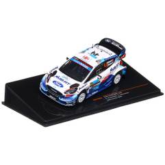 Ford Fiesta WRC 2020, No.44, Rallye WM, G.Greensmith/E.Edmondson, macheta auto scara 1:43, alb cu albastru, IXO