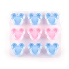 Magia dulciurilor Nr. 8 - Set de forme de silicon pentru briose Mickey si Minnie