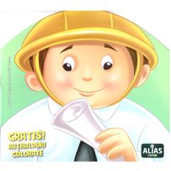 Lipeste si coloreaza - Meserii - Inginer