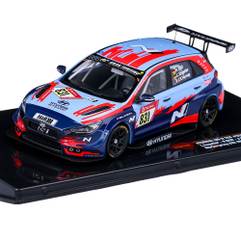 Macheta auto Hyundai i30 N TCR Nr. 831 24h Nurburgring 2021, scara 1:43, albastru cu rosu Ixo