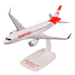 Macheta Avion Airbus A320neo Austrian Airlines 1:200 PPC - vedere 3/4 stanga fata